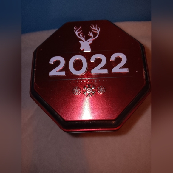 Empty 2022 Aldi Benton Sugar Cookies Christmas Music Box Cookie Tin Pre-owned - Picture 4 of 10